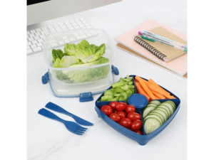 Sistema Salad Max To Go, Ocean Blue, 1,63L
