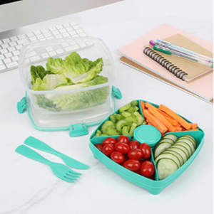Sistema Salad Max To Go, Minty Teal, 1,63L