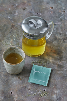 Supertea Green Tea Lemon Øko Tebreve, 20stk.