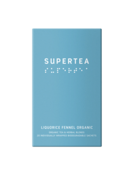 Supertea Liquorice Fennel Øko Tebreve, 20stk.