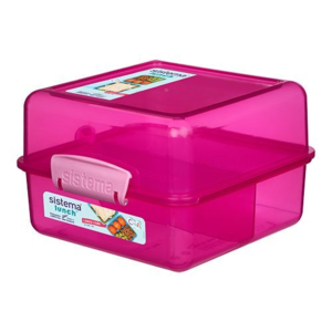 Madkasse lunch cube, 1stk, ass. farver