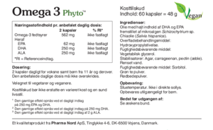 Pharma Nord Omega 3 Phyto, 60kap.