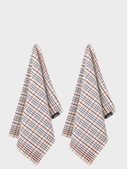 Humdakin Viskestykke "Checkered Race", 2stk