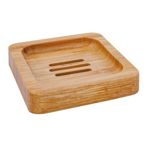 Croll & Denecke Sæbeskål bambus firkantet, 1stk.