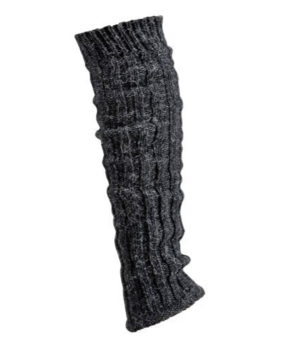 Benvarmere med Alpaka uld, Mørkegrå