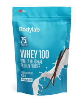 Bodylab Whey 100 Vanilla Milkshake, 400g.