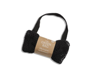Indkøbsnet af økologisk bomuld, Sort