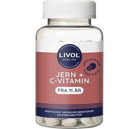Livol Jern + C-vitamin, 140tab.