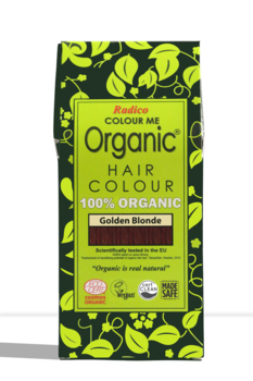Radico Økologisk og vegansk henna hårfarve – Golden Blonde,100g.