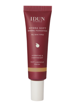 Idun Minerals Hydrasoft Mineral Foundation Embla 261, 30ml.