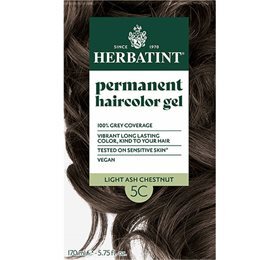 Herbatint 5C hårfarve Light Ash Chestnut, 170ml.
