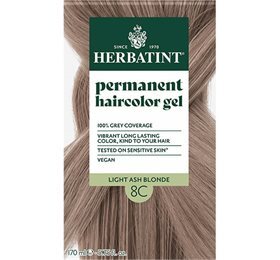 Herbatint 8C hårfarve Light Ash Blonde, 170ml.