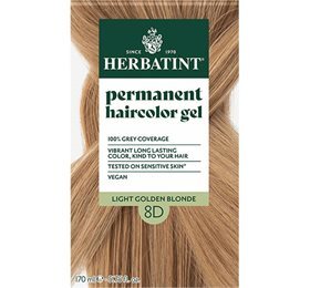 Herbatint 8D hårfarve Light Golden Blonde, 170ml.