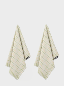 Humdakin Viskestykke i Økologisk Bomuld "Frosty Mist", 2 stk.