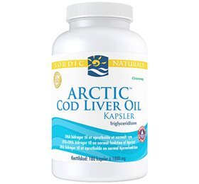 Nordic Naturals Arctic Cod Liver Oil, 180kap.
