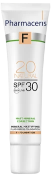 Pharmaceris F Matterende foundation, SPF 30 Natural 20, 30ml.