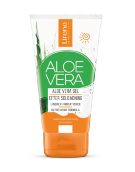 Lirene Aloe Vera Gel, lindring efter solbadning, 150ml.