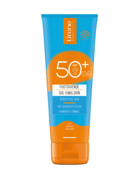 Lirene solbeskyttende fugtgivende kropslotion SPF50, 120ml.