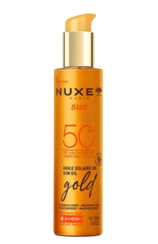 NUXE Sun Tanning Oil Gold SPF50, 150ml.