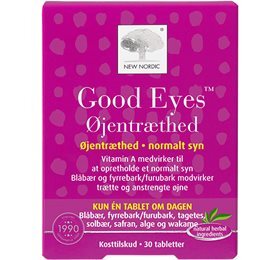 New Nordic Good Eyes Øjentræthed, 30tab.