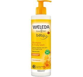 Weleda Calendula Shampoo & Body Wash, 400ml.