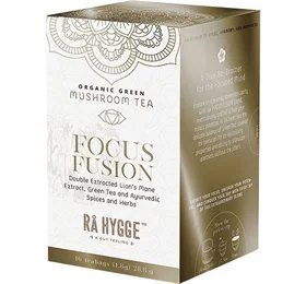 Rå Hygge Focus Fusion - Lion's Mane Green Tea Ø, 16br.
