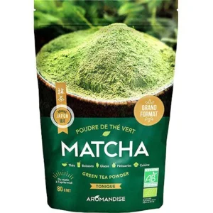 Aromandise Matcha grøn te pulver Ø, 80g.