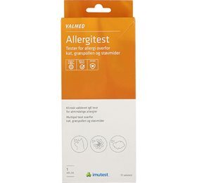 Valmed Allergitest (kat, støv, græs) 1 stk.