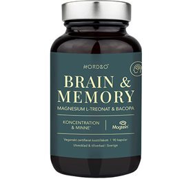 Nordbo Brain & Memory Magnesium 90 kap.