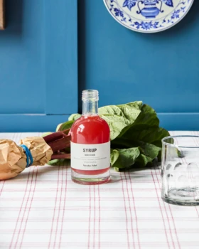 Nicolas Vahé Rabarber Sirup, 200ml.