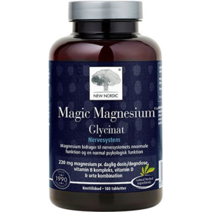 New Nordic Magic Magnesium Glycinat, 180tab.