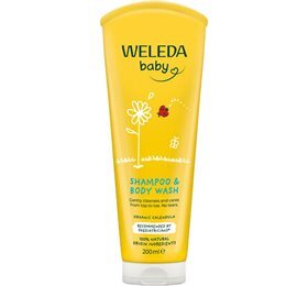 Weleda Calendula Shampoo & Body Wash, 200ml.