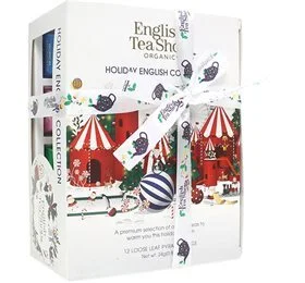 English Tea Shop Gaveæske Holiday English Collection Te Ø, 12br.
