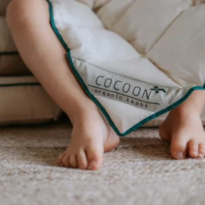 Cocoon Økologisk Kapok barnevognsdyne 65x80cm.