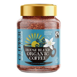 Clipper Instant Kaffe House Blend Fairtrade Ø, 100g.
