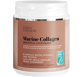 Green Goddess Marine Collagen Beautiful Chocolate, 250g.