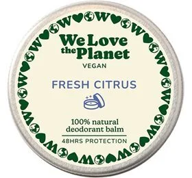 We Love The Planet Deodorant balm Fresh Citrus, 35g.