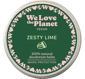 We Love The Planet Deodorant balm Zesty Lime, 35g.