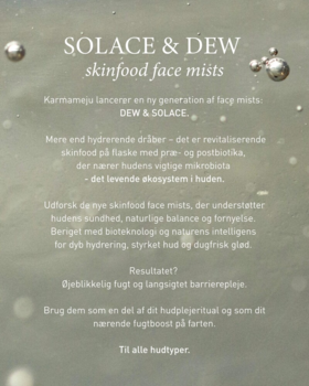 Karmameju DEW skinfood face mist, 100ml.