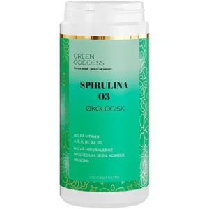 Green Goddess Spirulina 03 Ø, 200g.
