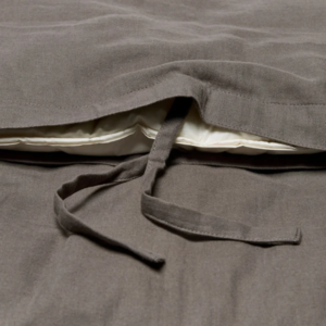 Cocoon Dynebetræk til babydyne - 70x100, Beluga Brown