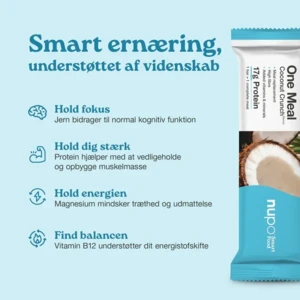 Nupo One Meal Bar Coconut Crunch, 60g. 1stk.