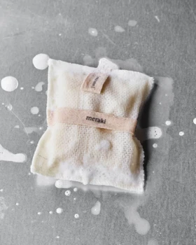 Meraki Bath Mitt Eucalyptus, 140g.