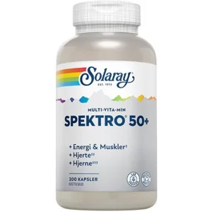 Solaray Multivitamin Spektro50+, 200kap.