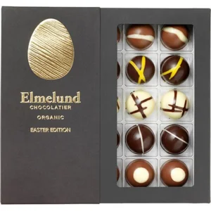 Elmelund Gaveæske m. fyldte Chokolader 25 stk Ø, 250g.