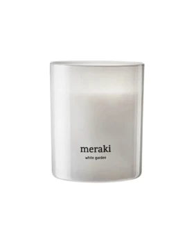 Meraki Duftlys White Garden, 1stk., 200g.