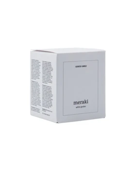 Meraki Duftlys White Garden, 1stk., 200g.