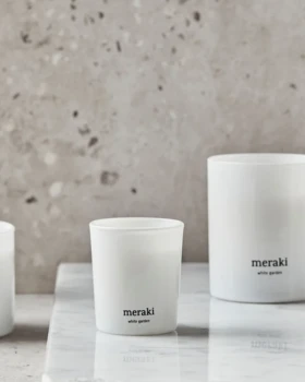 Meraki Duftlys White Garden, 2stk. a 60g.