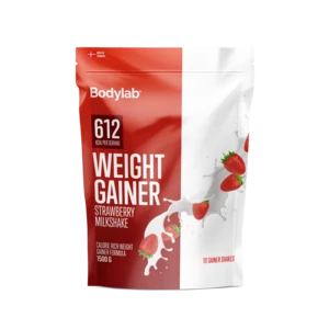 Bodylab Weight Gainer Strawberry Milkshake, 1,5 kg.