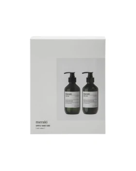 Meraki Gaveæske Anti-Odour håndsæbe + håndlotion, 2 x 275ml.
